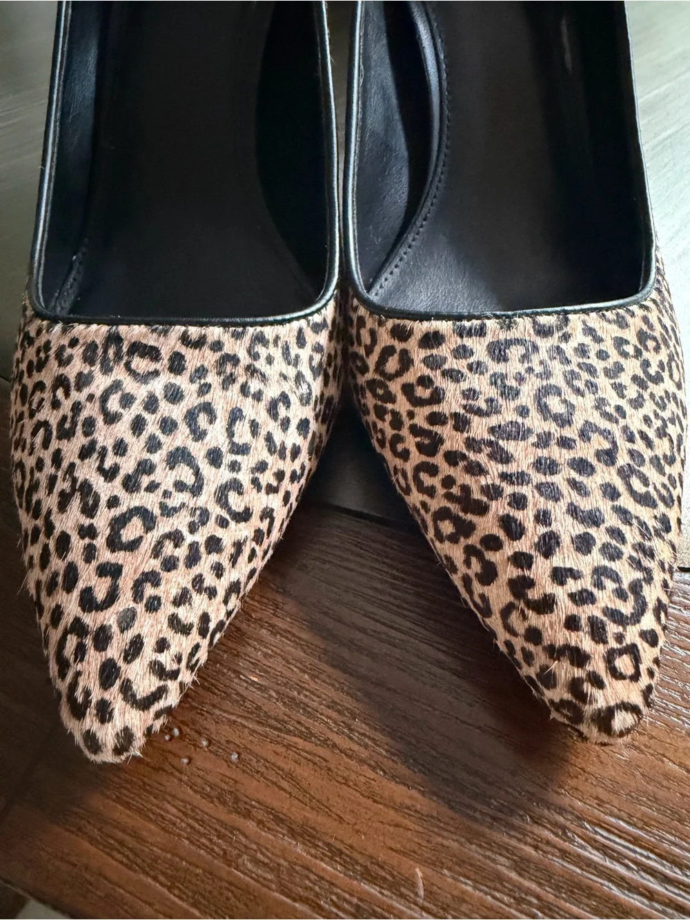 Michael Kors Leopard Print Pointed Toe Pumps - Brown/Black